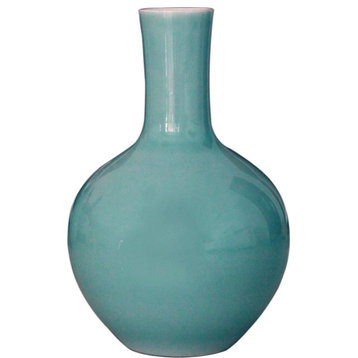 Vase Globular Globe Colors May Vary Celadon Green Variable Ceramic
