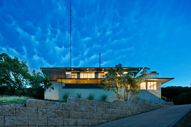 Trendy exterior home photo in Austin