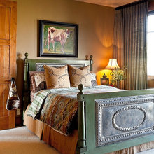 lodge bed & bedding