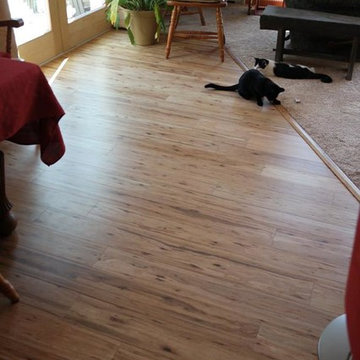 Natural Fossilized® Eucalyptus Flooring in Kitchen