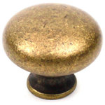 Century Hardware - Milan Knob, Antique Bronze - The Milan Collection consists of a variety of classically shaped pulls, cup pulls and knobs.