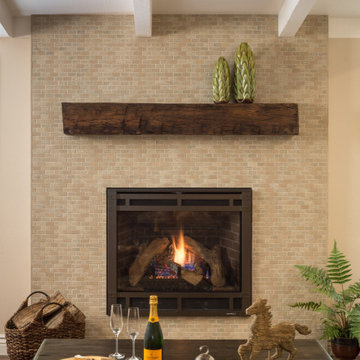 Mediterranean Whole House Remodel: Fireplace