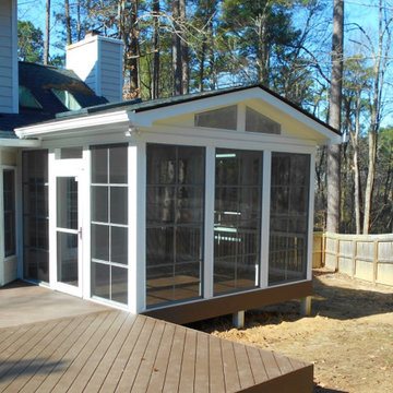 Raleigh Three Season Room Featured Vinyl Porch Windows