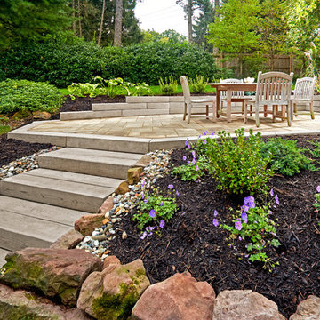 Rustic Style Wall & Steps