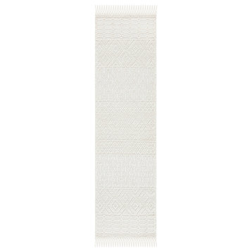 Safavieh Couture Natura Collection NAT852 Rug, Ivory, 2'3"x8'