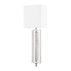 Capital Lighting Hudson  1-LT Sconce 611911PN - Polished Nickel
