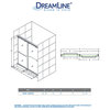 DreamLine Charisma Bypass Sliding Shower Door and SlimLine 32" x 60" Shower Base
