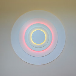 blankblank: Concentric Sconce Light by Rob Zinn, Bullseye Pastel - Wall Sconces