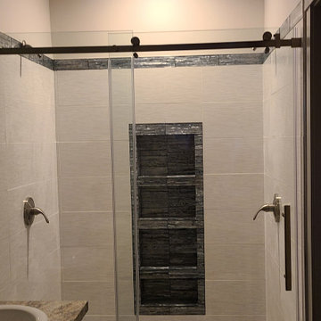Custom Tile 5x5 shower W/Dual shower heads