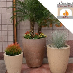 Begonia Vase Planter Round - Outdoor Pots And Planters