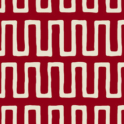 Urn in carmine - Fabric