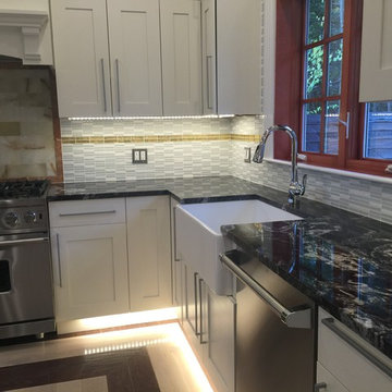 Transitional White Kitchen Remodel