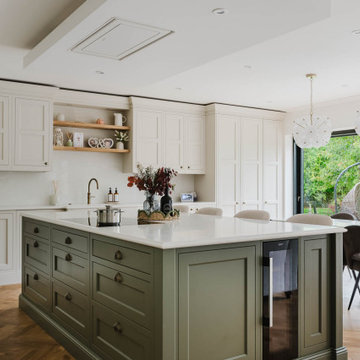 Belgravia Kitchen in Shell & Willow by Kitchens By Design