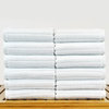 Bare Cotton Luxury Hotel and Spa Wash Cloth, Set of 12, White