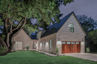 Home design - french country home design idea in Austin