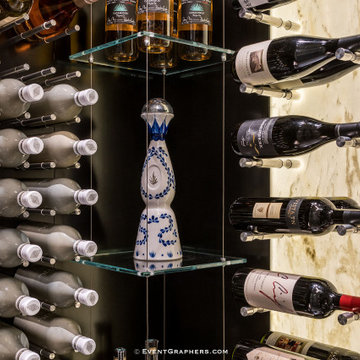 Glass Enclosed Elegant Wine Cellar By Papro Consulting
