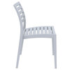 Compamia Ares Outdoor Dining Chairs, Set of 2, Silver-Gray
