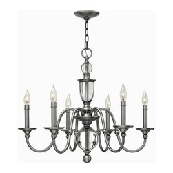 Hinkley Lighting - Hinkley Lighting 4956Pl Chandelier From The Eleanor Collection - Chandeliers
