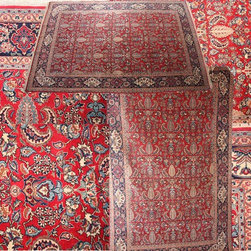 Persian Isfahan rug circa 1920 - Floor Rugs