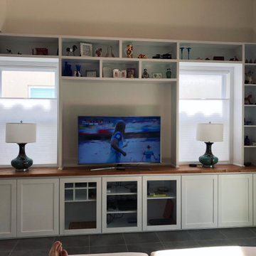 Custom Built-In Entertainment Center in Orlando