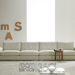 Mistral Designer Leather Sofa by Polaris #17362 - Sofas