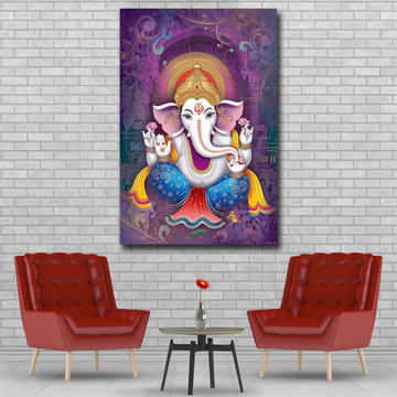 Ganesha Canvas Wall Art