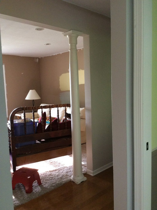 Decorative Column Or Load Bearing The Wall Runs Down Middle Of House And I D Guess It Is Load Bearing But How Do Determine If Column Only Decorative
