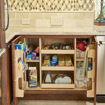 Transitional Plano Kitchen with Open Concept & Maximized Storage