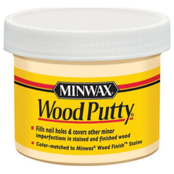 Minwax 13610 Non-Hardening Pre-Mixed Wood Putty, Natural Pine, 3.75 Oz