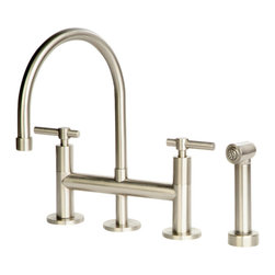 Giagni Dolo Bridge Kitchen Faucet with Spray - Kitchen Faucets
