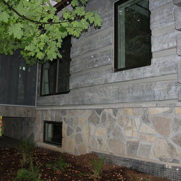 Toronto, Canada Concrete Log Cabin