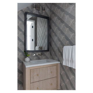 Churchill Oaks - Beach Style - Powder Room - Other - by Cindy McCarley ...