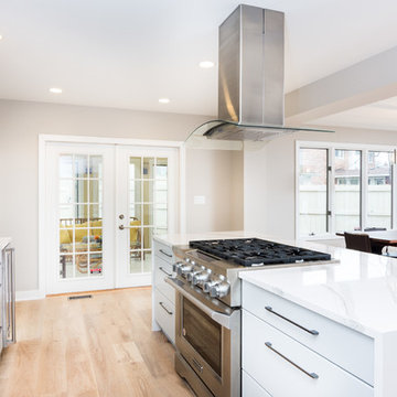 Modern Custom Wood Kitchen Remodel