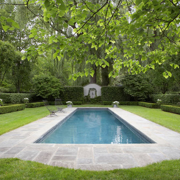 Pool Patio & Formal English Gardens