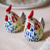 NOVICA Colorful Roosters And Ceramic Salt And Pepper Shakers  (Pair)