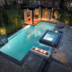 Suburban Modern Oasis - Fire Pits