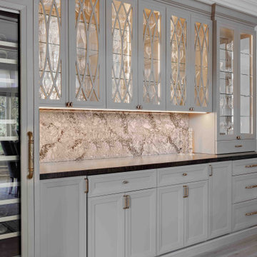 Northport, NY - Figured Maple Buffet Server Top