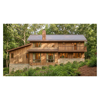 Rustic House Raleigh Cabin the woods - Rustic - Exterior - Raleigh - by OCGG Architects | Houzz