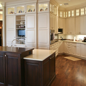 Beautiful White Kitchen Completed by Dream Kitchens, Madison WI