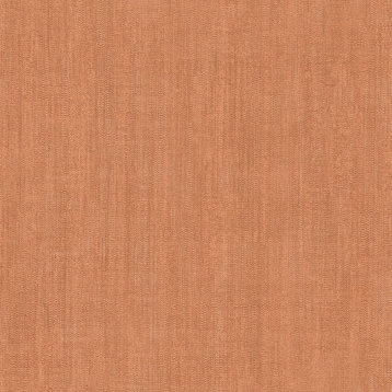 Plain Textured Non-woven Double Roll Wallpaper, Orange, Double Roll