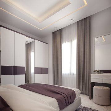 Flat 3D Visualization- تصميم شقة سكنية