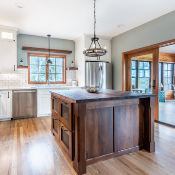 A Large Kitchen Remodel & Mudroom Update