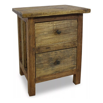 Rustic Nightstands And Bedside Tables, Rustic Wooden Bedside Table