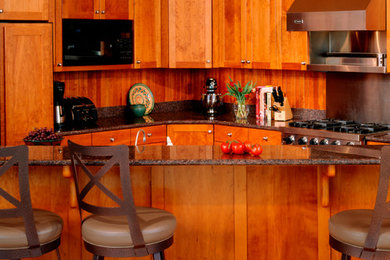 Inspiration for a contemporary kitchen remodel in Other