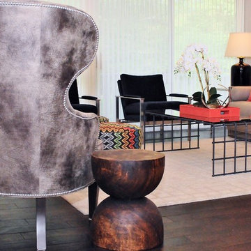 Modern Chic home with Bold Pop of Colors- Rose T Bien-Aime