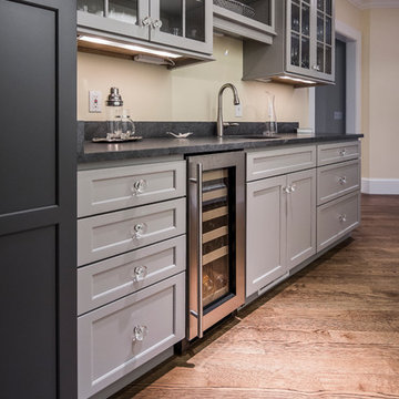 Gray and Graphite Custom Kitchen