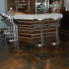epoxy or stained floors