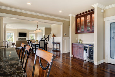 Dining room - dining room idea in Seattle