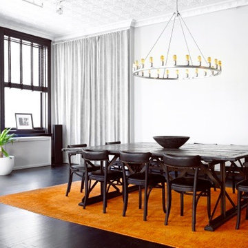 TRIBECA LOFT FEATURING THE SPARK CHANDELIER