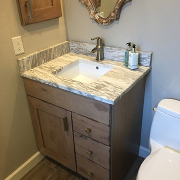Distressed cabinets for kitchen and bath